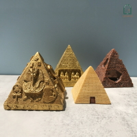 胡夫金字塔模型裝飾品擺件2022新款埃及木乃伊復古兒童心理沙盤