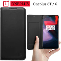 Original Oneplus 6T Case Luxury Smart Auto sleep PU Leather Wallet Flip Phone Cover for Oneplus6T One plus 6 T Coque Fundas
