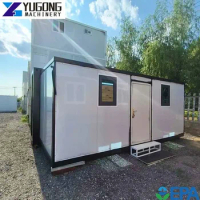 YG Expandable House Modular Tiny Prefabricated 20 Foot Container Plans 40 Ft Expandable Container House with 3 Bedroom Home Sale