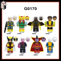 Wolverine Storm Đồ chơi Lắp ráp White Queen Sunspot Wolverine Storm Magneto Mô hình Nhân vật Siêu An