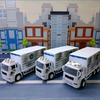 Mobil Truk Box sedang Miniatur Viral | Mainan Edukasi Anak Koleksi Truk Indonesia
