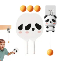 Ping Pong Paddle Set For Kids Indoor Table Tennis Sets Physical Activity Mini Ping Pong Hand-Eye Coordination Training For Famil