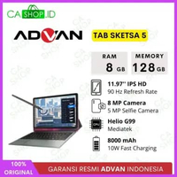 Advan Tab Sketsa 5 - 8GB 128GB (8/128) Tablet 12" IPS New Original Garansi Resmi - Tablet Only Table