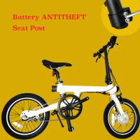 Anti-Theft Battery Secure Seat Post Clamp Lock Buckle Theftproof for Xiaomi Mijia Electric Bike EF1 Folding Qicycle E Scooter