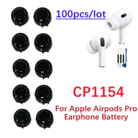 100pcs/lot  CP1154 Replacement Earphone Battery For Apple Airpods Pro Air Pods Pro 3 3rd Headset Battery Rehargeable Batteria