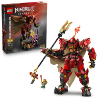 【LEGO 樂高】旋風忍者系列 71846 烈火騎士機械人(忍者積木 兒童玩具 幼兒積木 猛龍崛起)
