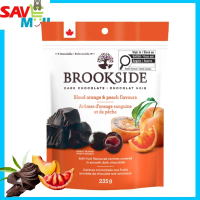 Brookside Dark Chocolate 輕量裝 235g, 平行進口, 食期 2026.11.01  Blood Orange and Peach Flavours