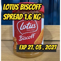 Biscoff Lotus Spread Smooth Selai Lotus 1.6 kg 1.6kg.