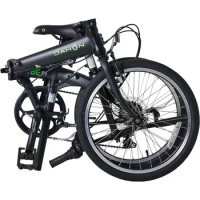 Folding Bike, Lightweight Aluminum Frame; 7-Speed Shimano Gears; 20” Foldable Bicycle for Adults