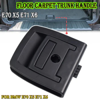 For BMW E70 X5 E71 X6 2006-2013 51476958161 Car Trunk Tail Cover Bottom Plate Mat Floor Carpet Handle Auto Accessories