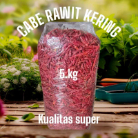 ready kemasan ( 5kg ) CABE RAWIT TEJA KERING IMFOR INDIA KUALITAS SUPER MERAH