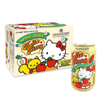 【Hello Kitty】100%蘋果汁(12入/4.2kg)