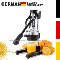 Premium Quality Professional Citrus Juicer - Manual Citrus Press and Orange Squeezer - Metal Lemon Squeezer - Heavy Duty