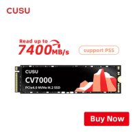 CUSU 7400MB/s SSD NVMe M.2 2280 4TB 2TB 1TB SSD Internal Solid State Hard Disk M2 PCIe 4.0x4 2280 Drive for PS5 Laptop PC