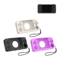 Soft Silicone Case For ANBERNIC RG35XX H Game Console Drop-proof Shockproof Protective Cover For Anb