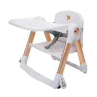 【Mombella &amp; Apramo】Flippa 摺疊式兒童餐椅-聖誕白金版(兒童餐椅/公司貨)