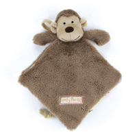 英國JELLYCAT Book 感官刺激布書-愛睏的小猴子