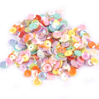 2000pcs(About 33g) Round Sequins for arts and crafts &amp; Paillette Sewing Scrapbookings home Decoration 10 AB colors Sequin C0355