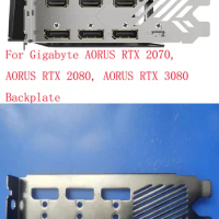 Original For Gigabyte AORUS RTX2070, AORUS RTX 2080, AORUS RTX 3080 Graphic Card Video Card I/O Shield Back Plate Blende Bracket