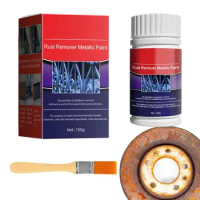 Rust Converter For Metal Rust Remover Paint Converter Agent With Brush Rust Renovator Metal Surfaces Rust Removal Primer Safe