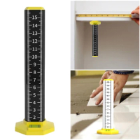 Equal Height Ruler Equal Height Horizontal Positioning Ruler Tile Laying Horizontal Line Leveling Tool Woodworker Carpenter Tool