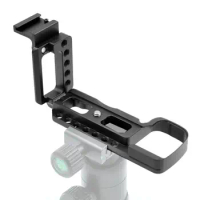 FEICHAO Quick Release L Plate QR Vertical Bracket Holder Hand Grip with/no Hot Shoe for Sony A6400 Alpha ILCE-6400L 6400M Camera