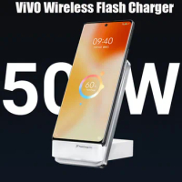 Original ViVO 50W Wireless Flash Charger Vertical Charger For Vivo X Fold 3 X100 Pro X Note X80 Pro X90 Pro Plus X Fold 2