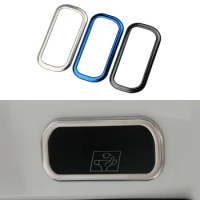 Car Rear Trunk Door Handle Bowl Frame Decoration Sticker Cover Trim for Toyota CHR C-HR 2016 - 2023 Stainless Steel Accessories