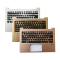New Arabic/Norwegian/Swiss without Backlight Keyboard with Silver/Golden/Pink Palmrest Case for ACER Swift 1 113 SF113-31 N17P2