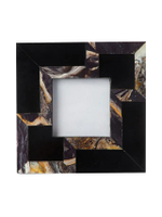 Square Rasin Photo Frames 3 X 3 Inches. 39420 Black Brown