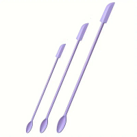 Bộ Dụng Cụ Cạo Silicon, 3 Cái, Thìa Đào Mỹ Phẩm, Thìa Cạo Mứt, Thích Hợp Để Chăm Sóc Da đồ rửa