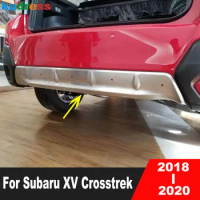 For Subaru XV Crosstrek 2018 2019 2020 Stainless Steel Front Rear Bumper Cover Trim Protector Bar Guard Car Exterior Accessories