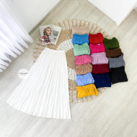 IMA SKIRT - FLOTTILICIOUS / Rok Flow Casual Wanita Cantik / Korean Style / Kain Katun Rayon / Bawaha