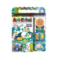 IHEARTART ชุดระบายสีพร้อมปากกาสีน้ำ Dotty Ocean 8 สีและกระดาษ 50 แผ่น