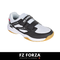 【FZ FORZA】X-pulse jr 童鞋 羽球鞋 羽毛球鞋(FZ213963 黑/白)