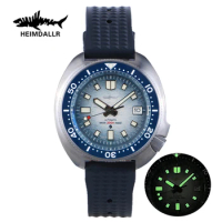 Heimdallr Turtle Titanium Automatic Mechanical Watch Luxury Sapphire Japan NH35 Men Diving Wristwatches 200M Waterproof Luminous