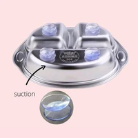 PGTOYS - Suction Piring Stainless / Suction Anti Jatuh Piring Mangkok / Suction Dua Sisi / Perekat P
