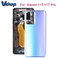 For Xiaomi 11T/11T Pro Glass Battery Back Cover Mobile Phone Replacement Parts