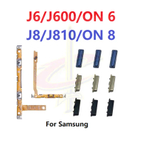 Rikey - nút nguồn bật và tắt, Flex cho Samsung galaxy J6, J8, J600, J810, 6, 8, nút âm lượng