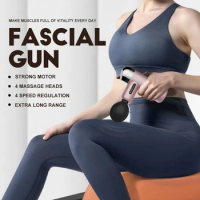 Mini Fascial Massage Gun Portable Deep muscle Muscle Massager Massage Pistool For Back Neck Body Muscle Pain Relieve Massager