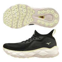 MIZUNO 美津濃 慢跑鞋 女鞋 運動鞋 緩震 一般型 WAVE NEO ULTRA 黑 J1GD223473