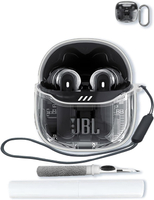 Case for JBL Tune Flex 2 True Wireless Noise Cancelling EarbudsSoft Shockproof BOVUGAC High Transpar