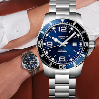 LONGINES 浪琴 深海征服者系列 300米機械潛水錶-44mm L38414966