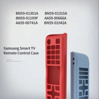 Silicone Case Remote Control Protective Cover Suitable for Samsung TV BN59 AA59 Series Remote Control Red