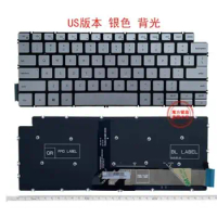US Keyboard for Dell Vostro 14-3000 3400 P132G 3401 3402 3405 5402 5408 5409 silver backlit keyboard