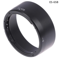 1pc ES65B Camera Lens Hood ES-65B Sun Shade Cover For Canon EOS R RP R5 R6 With RF 50MM F1.8 STM 43MM Diameter Filter Lens