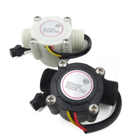 1/2" 3/4" 1" Hall Flow Meter Water Flow Sensor Liquid Control Sensor Switch Flowmeter For Gas Water Heater
