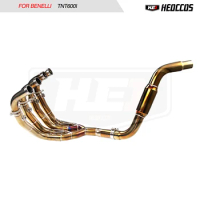 HEO Titanium Alloy For Benelli TNT600 BN600i TNT 600 Exhaust System Manifold Front Pipe Muffler And Middle Link Pipe
