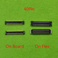 2pcs 40pin Lcd Display FPC Connector For Samsung Galaxy A9 A9000 A900/C9 Pro/C9000 C9pro A910 A9100 Screen Plug On Board Flex