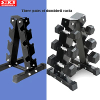 Triangle Dumbbell Stand, Professional Tower Dumbbell Support, Gym Dumbbell Storage Racks